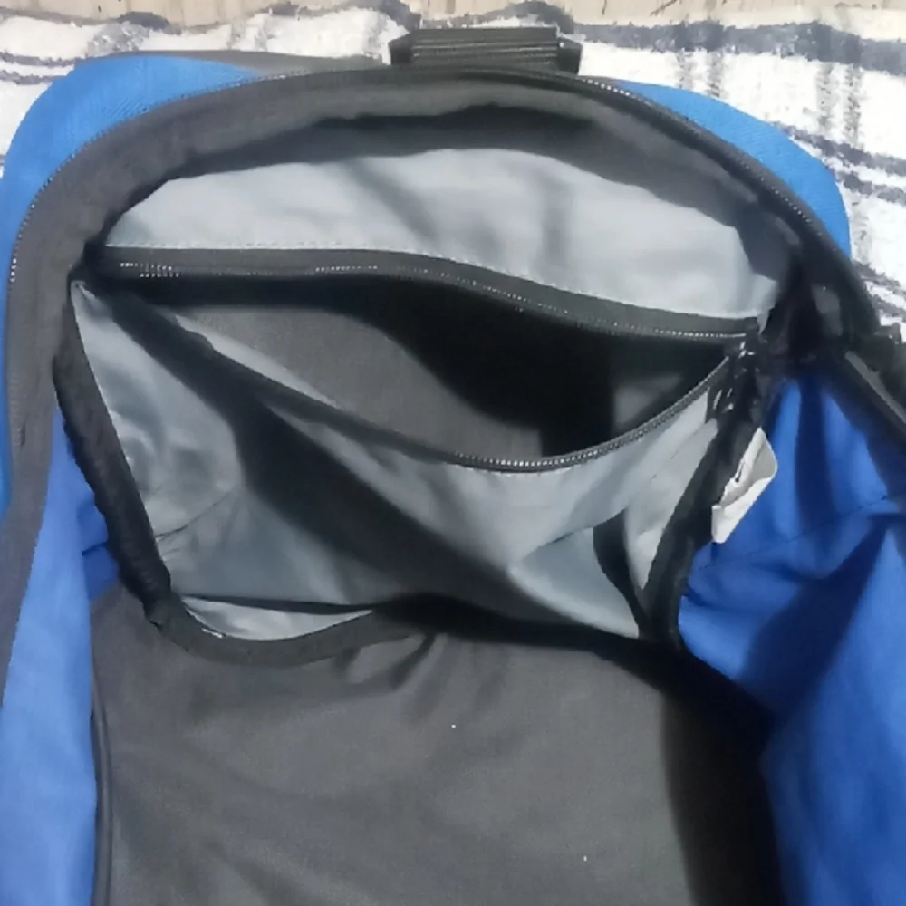 Nike Blue and Black Duffel Bag